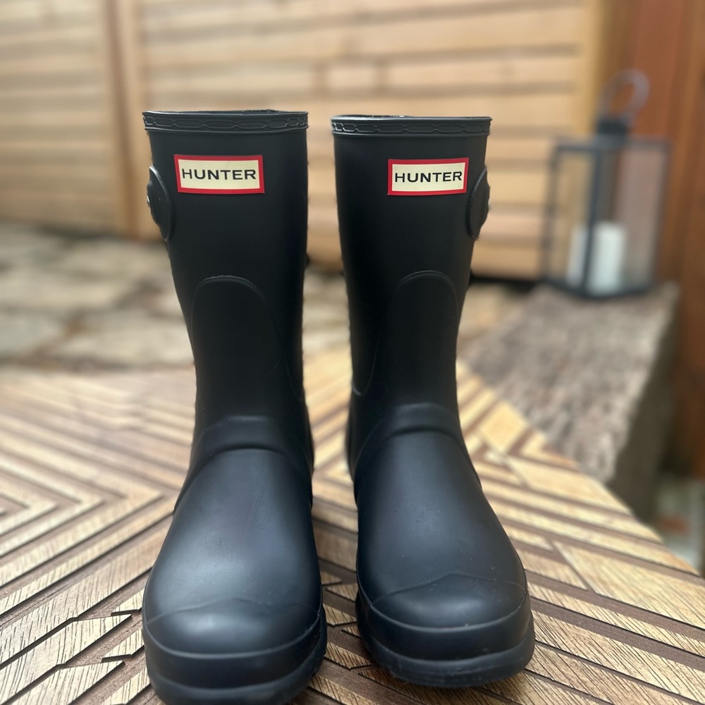 Hunter Black Rain Boots